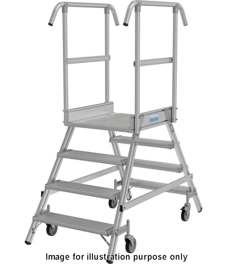 Krause Stabilo R13 Double Sided Aluminium Work Platform Browns